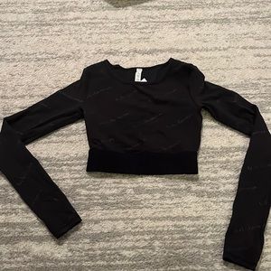 Lulu lemon cropped running shirt